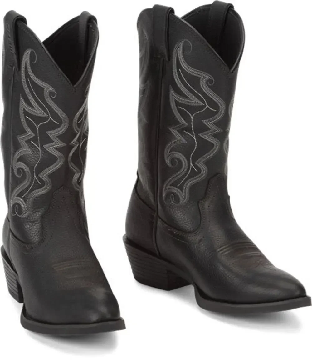 Justin Boots Western Buck Boots Cowboy Festival Fall Winter Classic 9.5